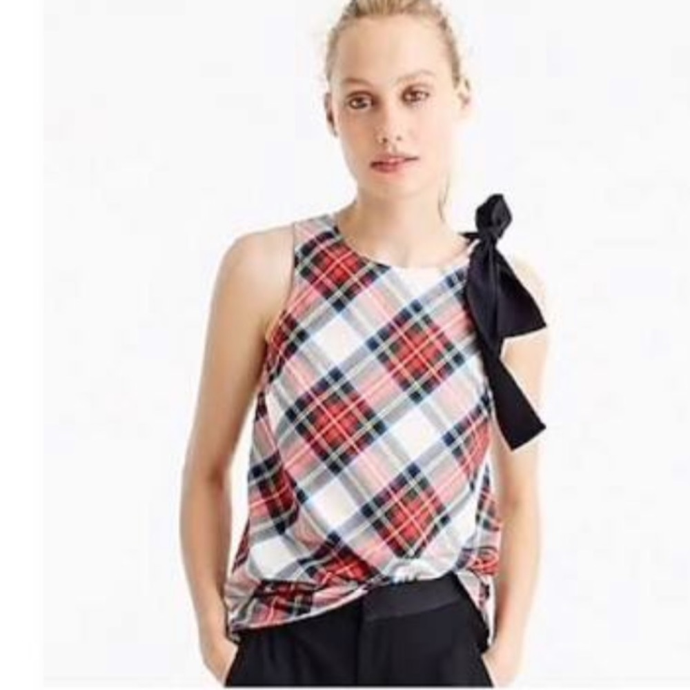J Crew Tartan Top